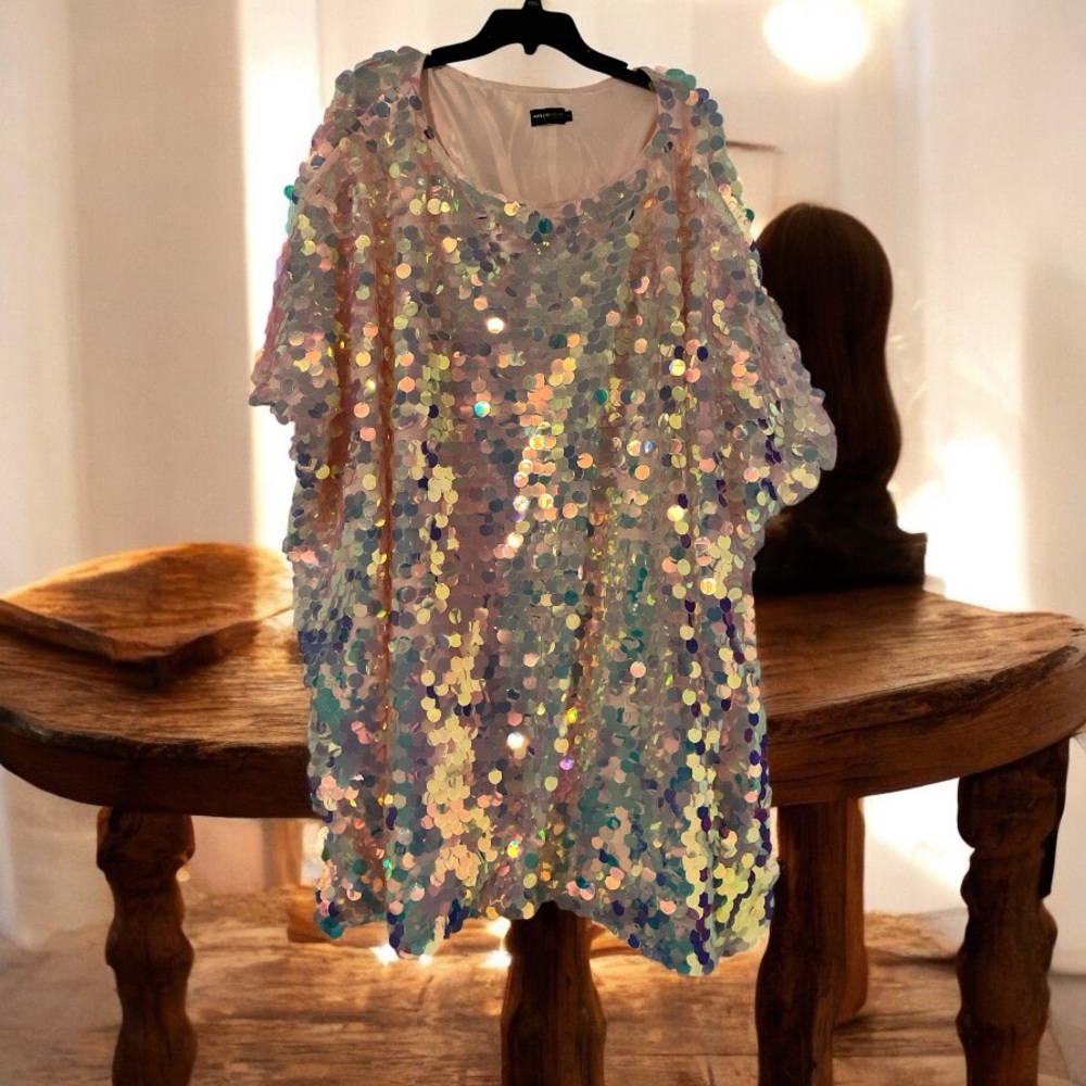Sequin Mini Dress - Multicolor